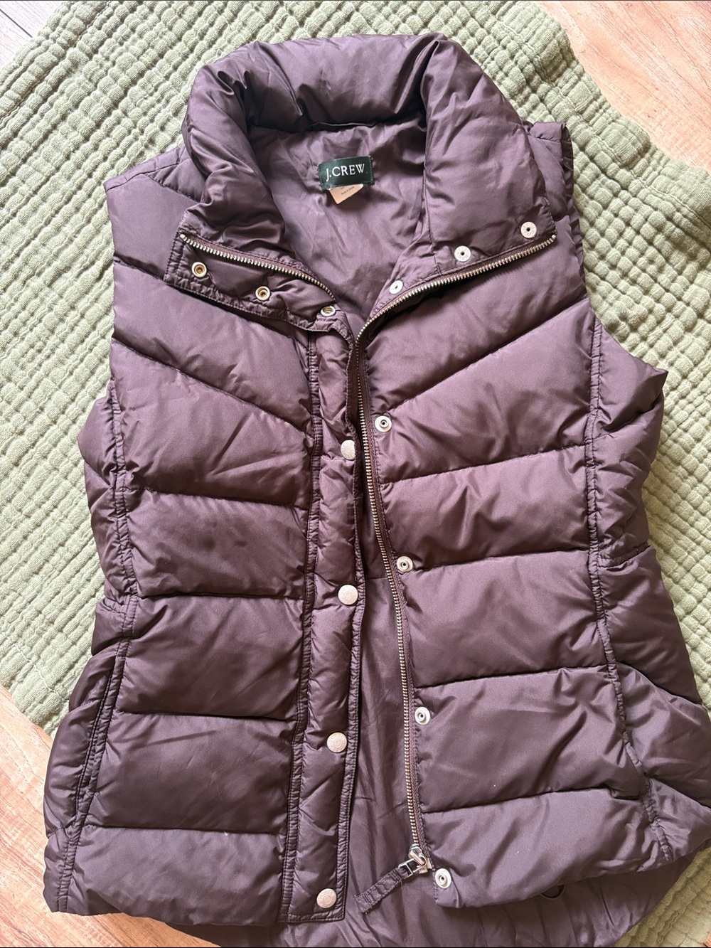 J. Crew Quilted Puffer Vest